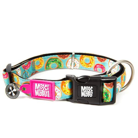 Max and Molly smart ID Dog Collar Donuts