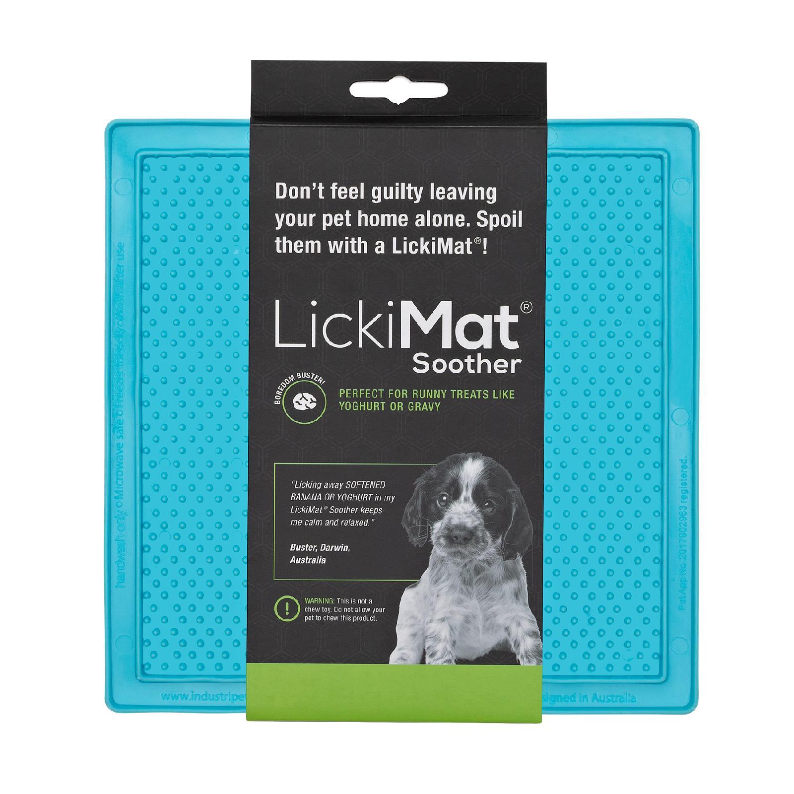 LickiMat Soother Original Slow Feeder Lick Mat The Doggy Bag lickimat-soother-original-slow-feeder-lick-mat-the-doggy-bag