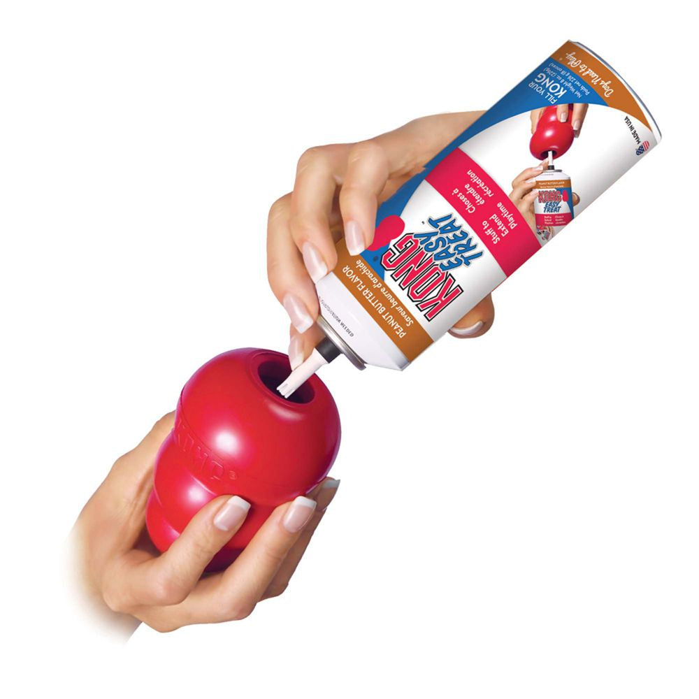 KONG CLassic enrichment toy for dogs, treat dispenser and slow feeder, boredom buster for dogs.