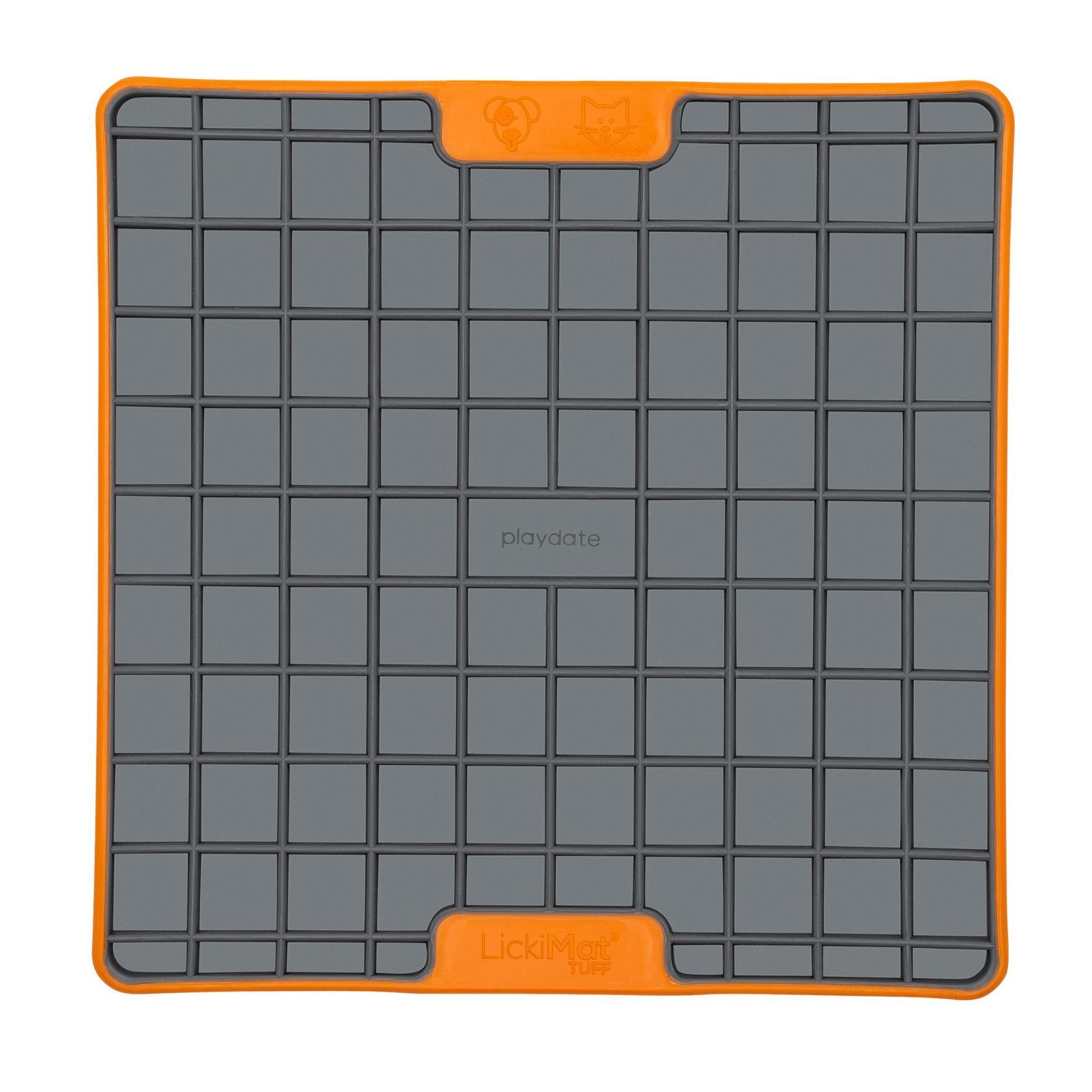LickiMat Tuff Playdate Slow Feeder Mat For Dogs, Entertain and reduce stress in your dog. Licking has shown to have calming affects on dogs. Dog Enrichment.
