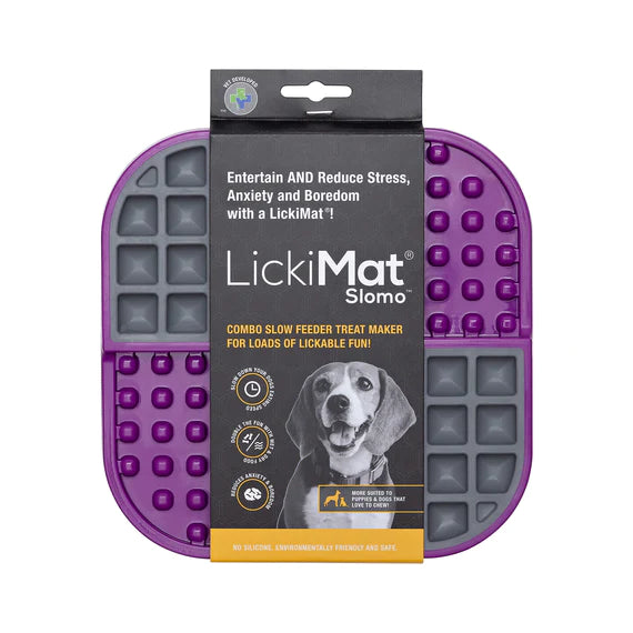 LickiMat SloMo™ Wet & Dry Double Slow Food Dog Bowl