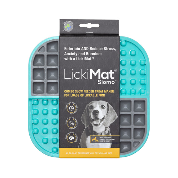 LickiMat SloMo™ Wet & Dry Double Slow Food Dog Bowl