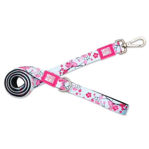 Max and Molly Dog Lead Cherry Bloom