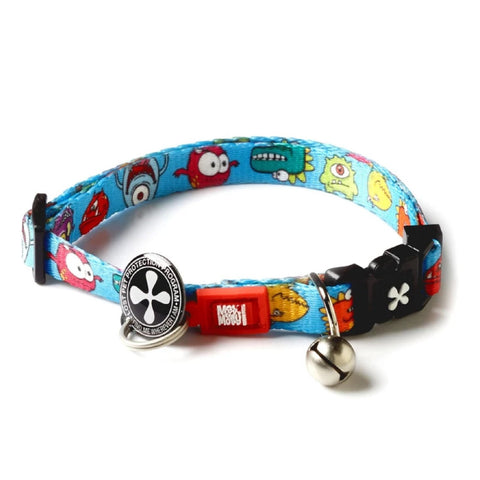 Max and Molly Smart ID Cat Collar in Little Monsters Design The Cat Collars of Max & Molly Urban Pets are a faithful companion in every situation. Not only quality and robustness are important to them, but also functionality and design.  The revolutionary Smart ID Tag which is attached to every cat collar, ensures that your beloved friend won’t get lost. Design and technology are working well with each other at Max & Molly Urban Pets.