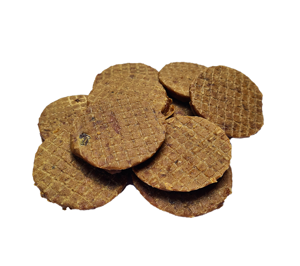 All Barks Aussie BBQ Aussie Mini Burgers. Australian Made Dog Treats. Perfect Dog Snack or training reward