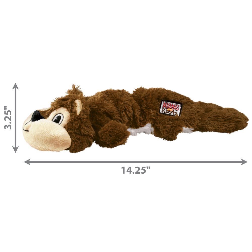 KONG® Scrunch Knots Squirrel Dog Toy