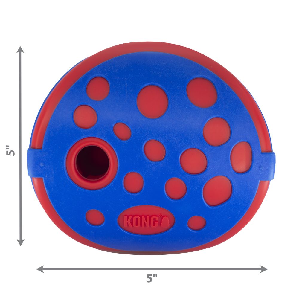 KONG Rewards Wally Interactive Treat dispensing dog toy. Boredom buster dog toy. Enrichment for dogs.