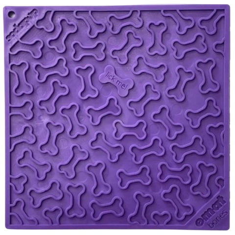Dog enrichment slow feeder from sodapup. Lick mats promote calm in you pet through licking, releasing the feel good hormone serotonin