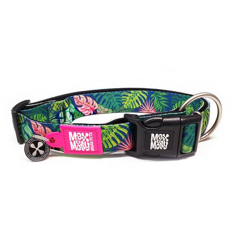 Max and Molly Smart ID Dog Collar Tropical