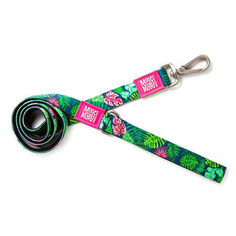 Max and Molly Dog Lead Tropical Design