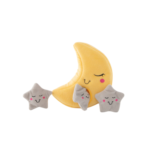 Zippy Paws Moon and Stars Burrow Dog Toy