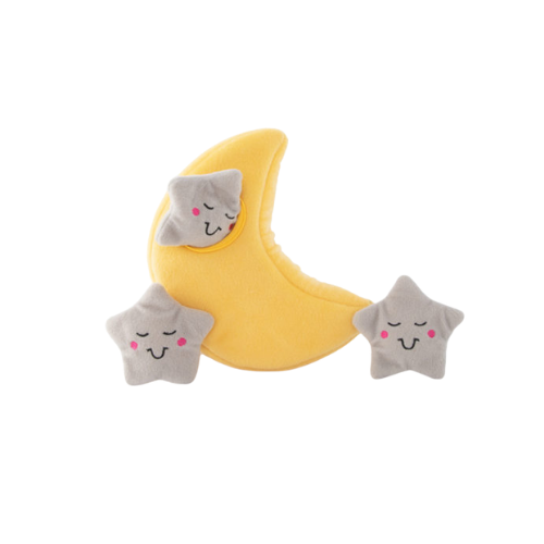 Zippy Paws Moon and Stars Burrow Dog Toy