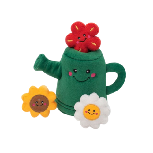Zippy Burrow Watering Can Interactive Dog Toy