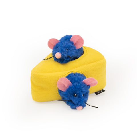 ZippyClaws Burrow Cat Toy- Mice 'n Cheese