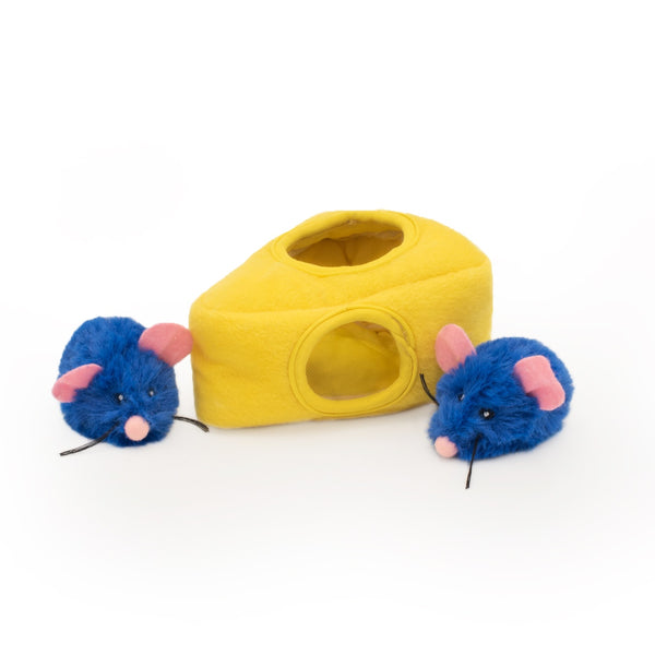 ZippyClaws Burrow Cat Toy- Mice 'n Cheese