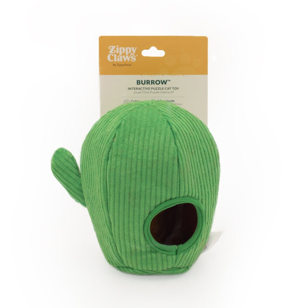 ZippyClaws Burrow Cat Toy- Snakes In Cactus