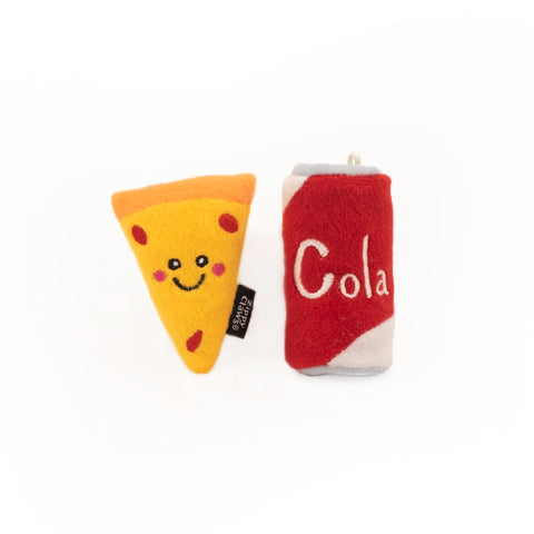ZippyClaws Cat Toy- Nom Nomz Pizza and Cola