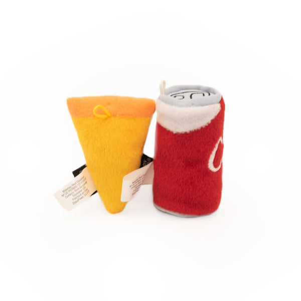 ZippyClaws Cat Toy- Nom Nomz Pizza and Cola