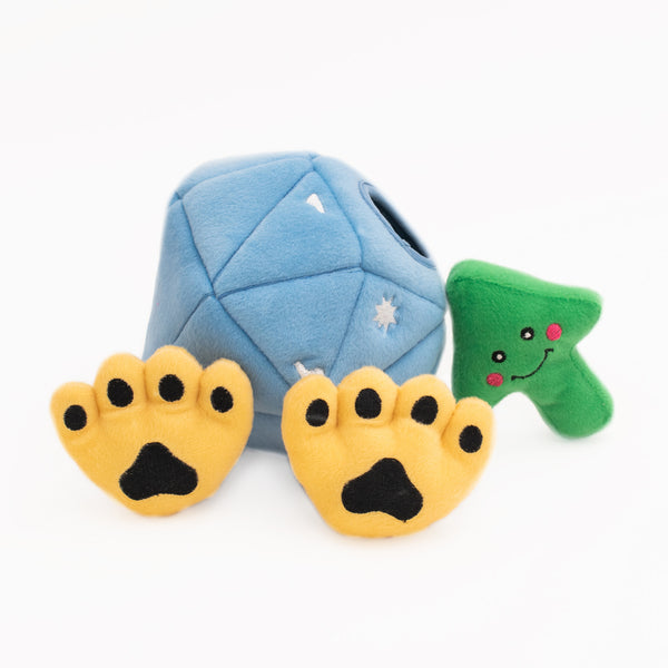 Zippy Paws Burrow, Diamond Paws. Interactive hide and seek dog toy, boredom busting dog toy puzzle. Squeaky Plush dog toys. Birthday present for your dog.