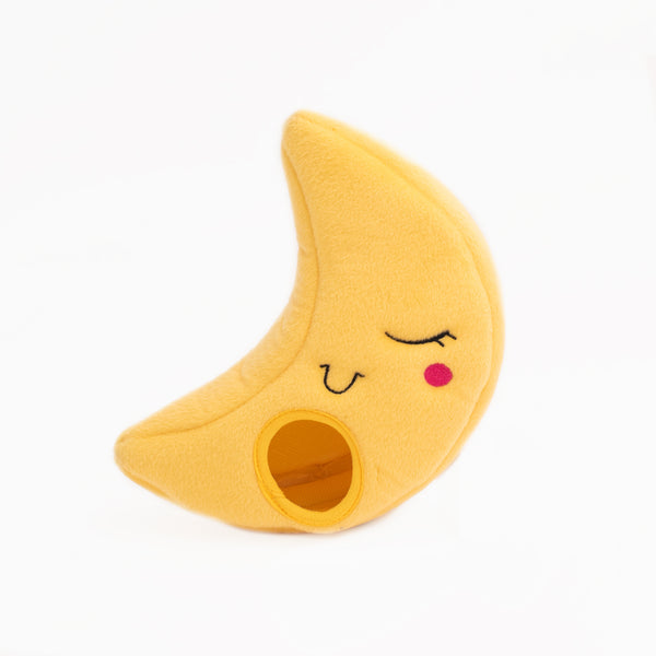 Zippy Paws Burrow interactive boredom busting dog toy, Market inspired, "To the Moon ". Great birthday present for dogs. Dog Enrichment through play!