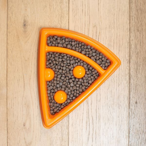 Zippy Paws® Pizza Happy Bowl Slow Feed Bowl for Dogs