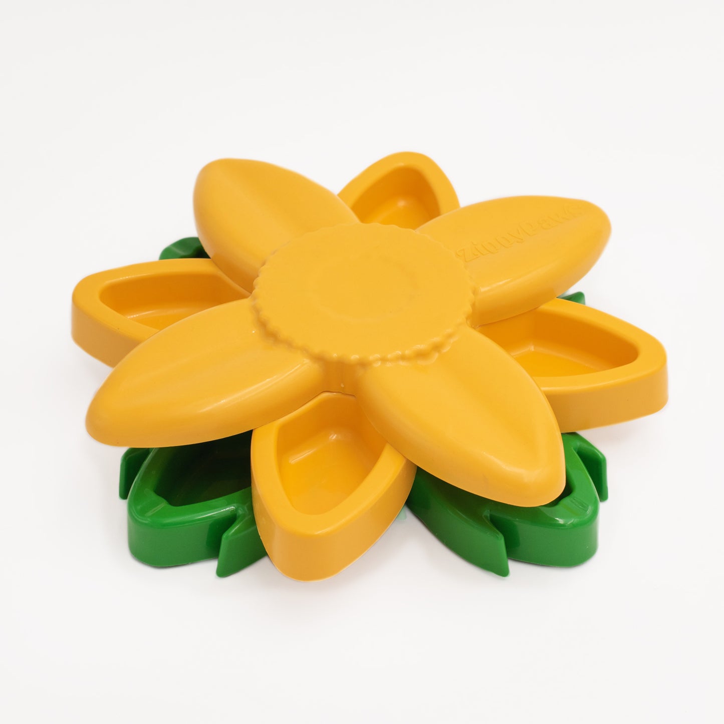 Zippy Paws Smarty Paws Puzzler Sunflower treat puzzle toy for dogs. Dog Enrichment.