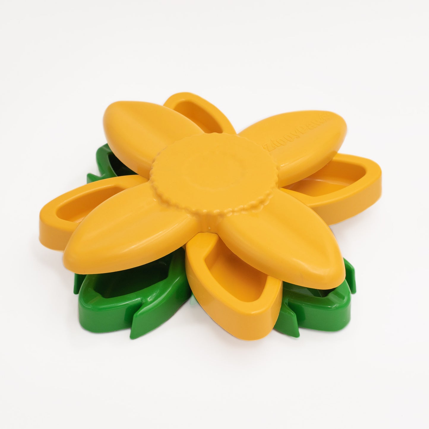 Zippy Paws Smarty Paws Puzzler Feeder Interactive Dog Toy-Sunflower