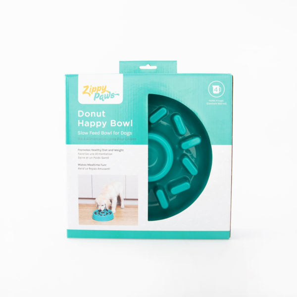 Zippy Paws® Donut Happy Bowl Slow Feed Bowl for Dogs