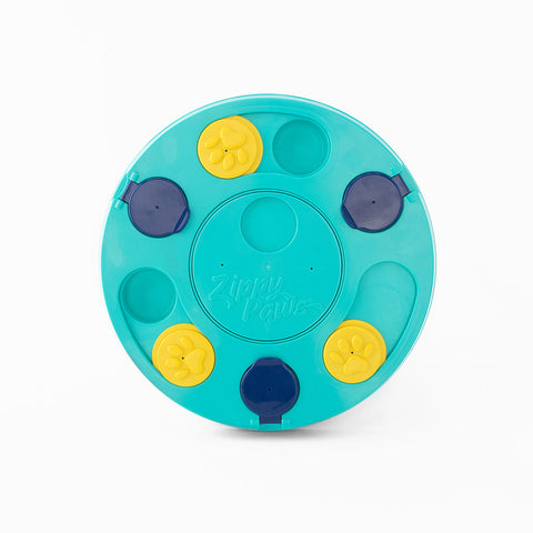 ZippyPaws® Smarty Paws Puzzler For Dogs Teal interactive puzzle toy for dogs