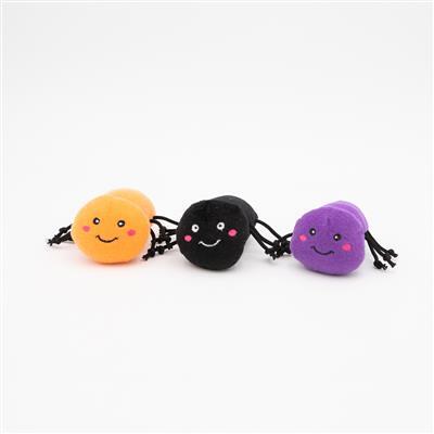 Zippy Paws Halloween Burrow Interactive Dog Toy -Spider Web