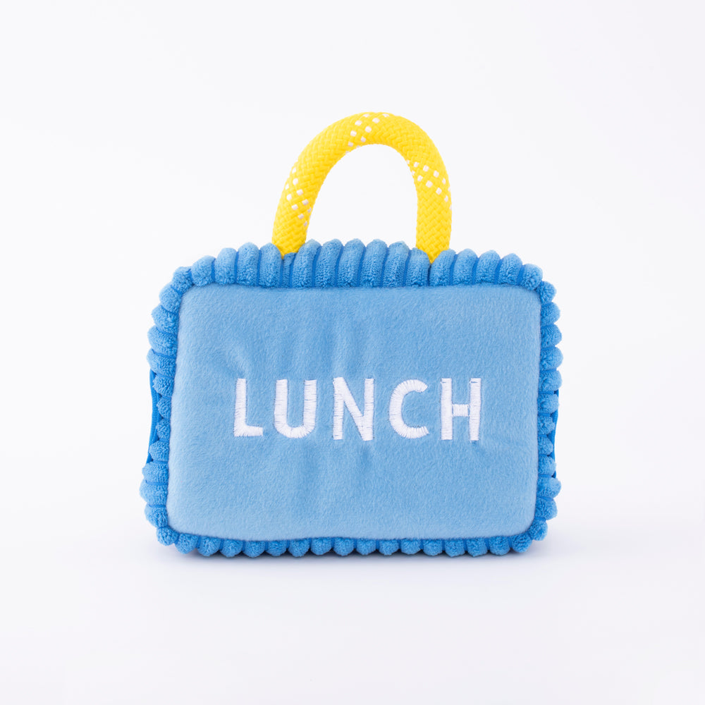 Zippy Paws Interactive Burrow Dog Toy Lunch Box with Apples