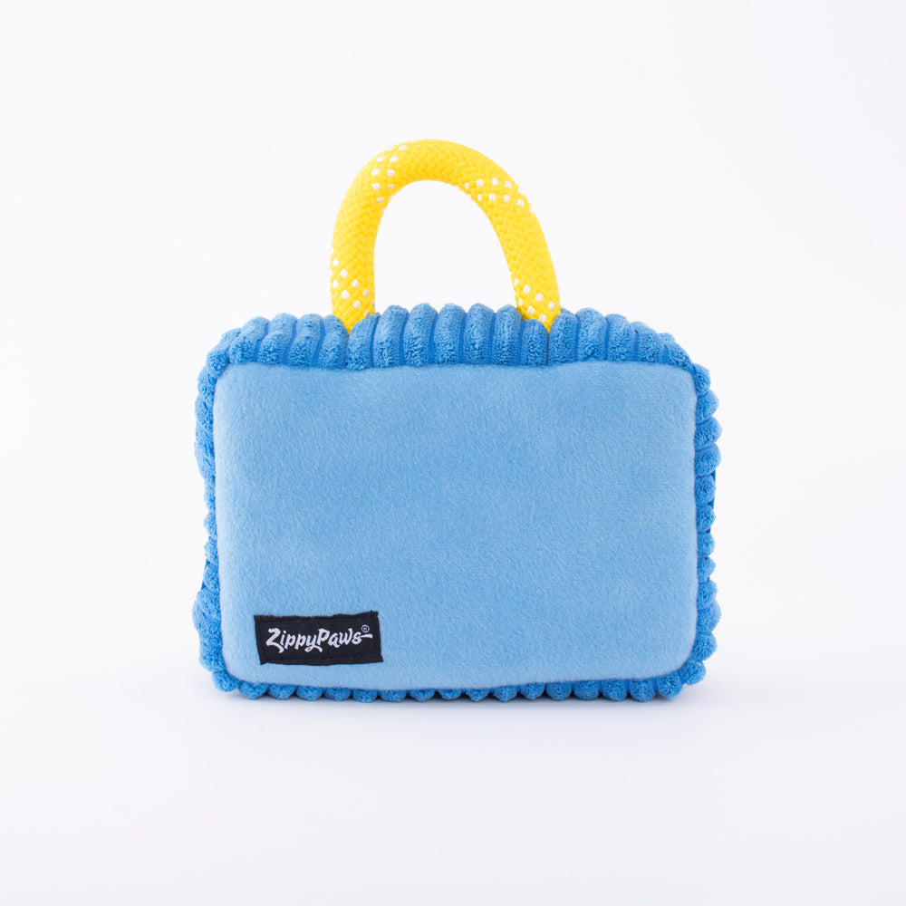 Zippy Paws Interactive Burrow Dog Toy Lunch Box with Apples