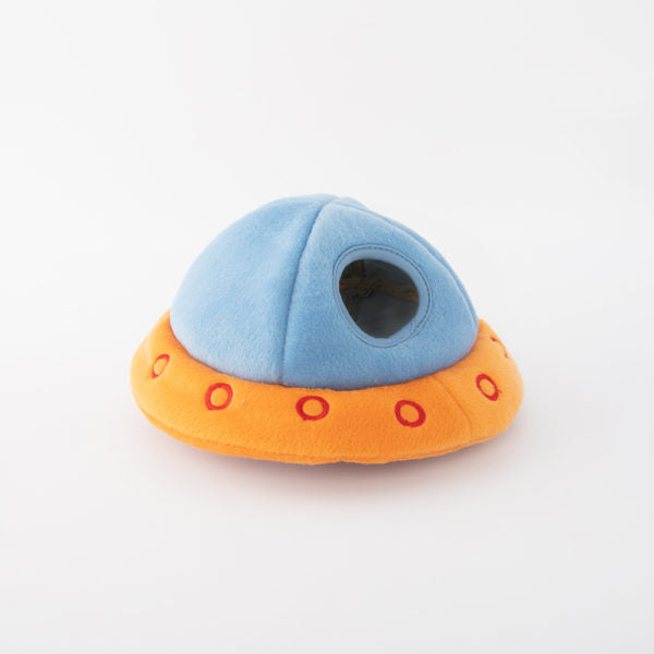 Zippy Paws Burrow Aliens in UFO Squeaky Burrow Dog Toy