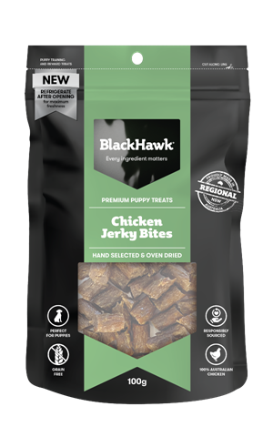 Black Hawk Premium Puppy Bites Chicken Jerky Bites Dog Treats