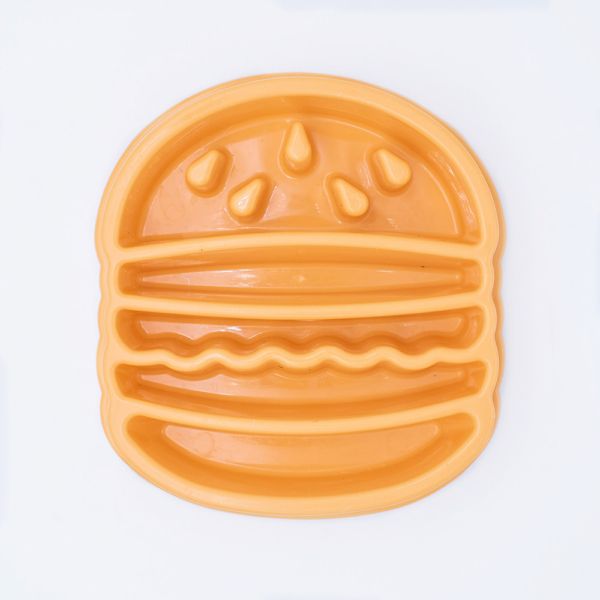Zippy Paws® Hamburger Happy Bowl Slow Feed Bowl for Dogs