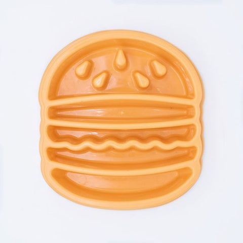Zippy Paws® Hamburger Happy Bowl Slow Feed Bowl for Dogs