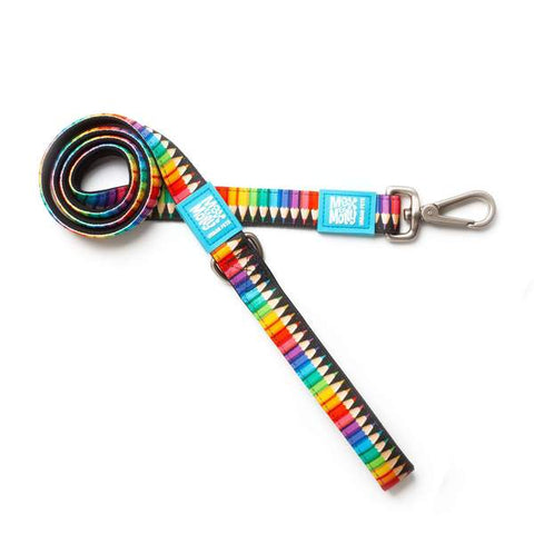 Max and Molly Dog Lead Crayons Design