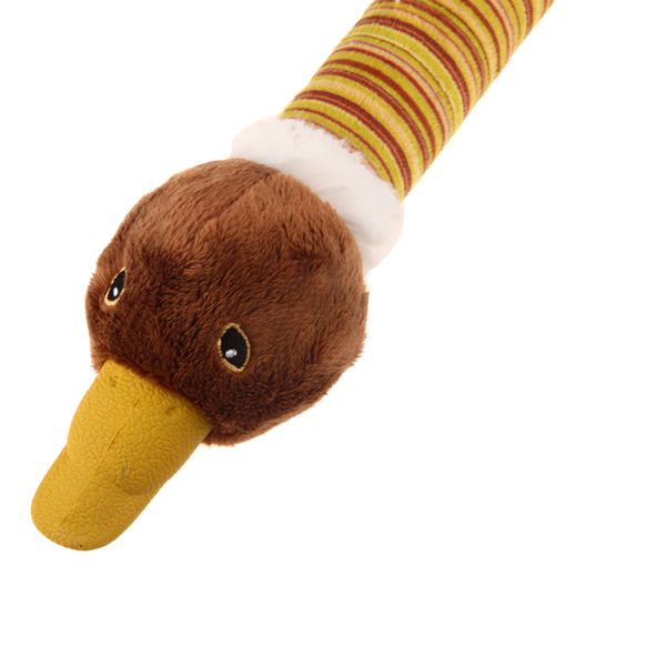GiGwi Crunchy Plush Friendz Duck Dog Toy 3 x Sizes