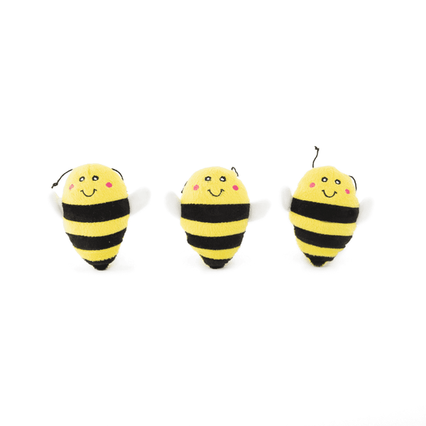 Zippy Paws Zippy Burrow Honey Pot and 3 Squeaky Bees
