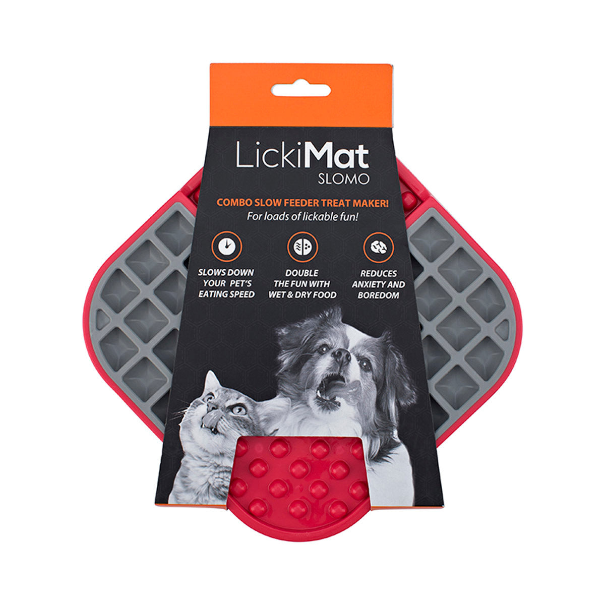 LickiMat SloMo™ Wet & Dry Double Slow Food Dog Bowl
