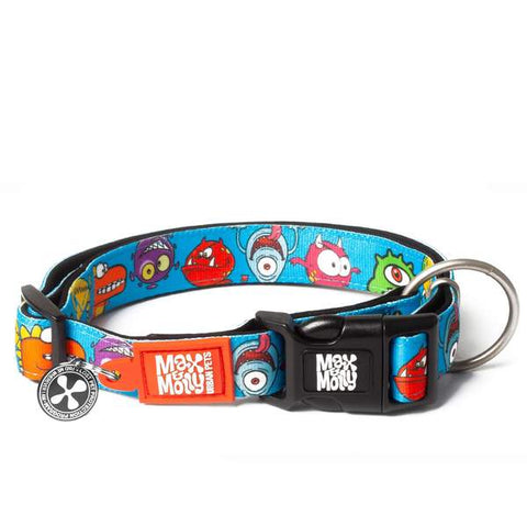 Max and Molly Smart ID Dog Collar Little Monsters