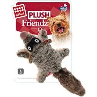 GiGwi Plush Friendz Racoon Squeaky Dog Toy