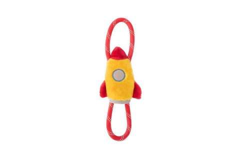 Zippy Paws Rope Tugz® Spaceship Dog Toy