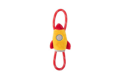 Zippy Paws Rope Tugz® Spaceship Dog Toy