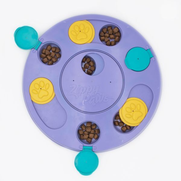 ZippyPaws® Smarty Paws Puzzler For Dogs Purple interactive dog toy puzzle