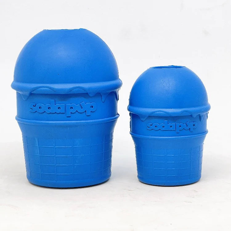 Sodapup Ice Cream Cone Chew Toy and Treat Dispenser- Medium