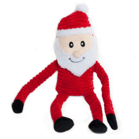 ZippyPaws® Holiday Santa Crinkle Dog Toy Large. Christmas Dog Toy