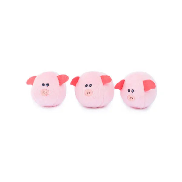 Zippy Burrow™ toys are the perfect interactive toy for keeping your dog busy and engaged. Through hide-and-seek play, Zippy Burrow™ toys help prevent boredom and promote mental stimulation! This interactive toy comes with 1 Barn burrow and 3 squeaky Miniz Pigs.